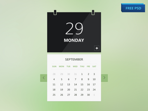 Free PSD Calendar Designs - Creatives Wall