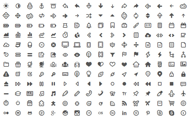 +20 Free Icon Fonts For Designers - Creatives Wall